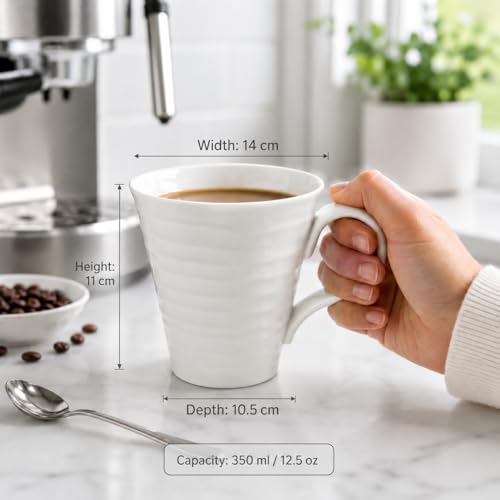 Portmeirion Sophie Conran White Mug 12.5 Oz miniatura 2