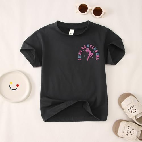 Image of GLIGLITTR in My Dancing Era Shirt for Girls Kids Toddler Dancer Graphic T-Shirt Funny Dance Lover Short Sleeve Summer Tees