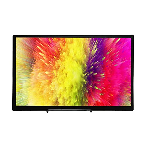 Tragbarer Monitor, 15,6 Zoll 1080P FHD Laptop-Monitor HDR IPS USB C HDMI Computer-Display Zweiter Externer Monitor für Laptop, Augenpflege Externer Bildschirm für Gaming