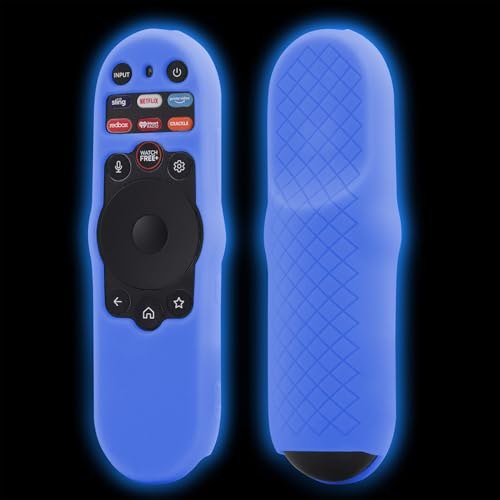 Housse pour télécommande Vizio XRT270 anti-choc luminescente bleue