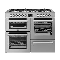 Belling Cookcentre 110cm Dual Fuel Range Cooker - Stainless
