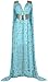 Produktbild Thrones Daenerys Kleid Game of Thrones Halloween Cosplay Party Kostüme Kleider (Blau, L)