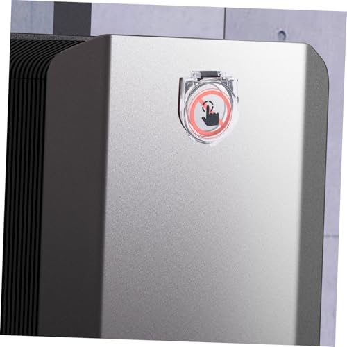 Protector botón encendido ordenador transparente de alta resistencia para PC 4