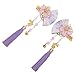 GALPADA Accessoires de Japonais Femmes Clips Coiffes Filles Clips Pin de Japonais Tassel Tassel HAINMAGE Main