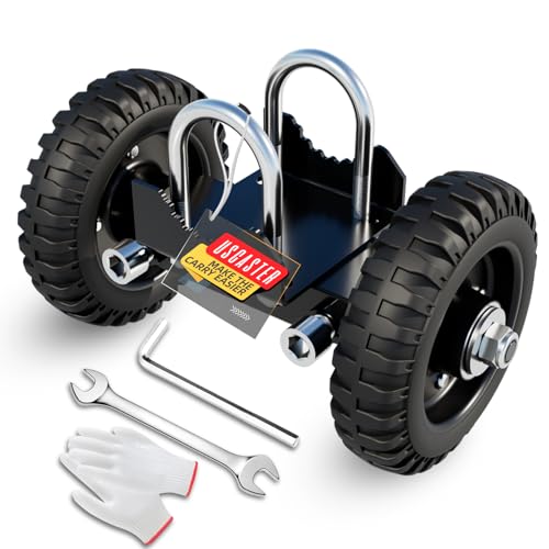 Roue de portail en caoutchouc de 15,2 cm pour stabiliser une barrière