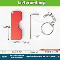 sciuU Drehbare Schutzhülle Kompatibel mit Yubico YubiKey 5 USB-A NFC – Ansicht 9