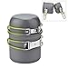 Cozywind Utensilios de Cocina para Camping, Kit de Olla para Acampada y Senderismo, Portátil 2 Piezas