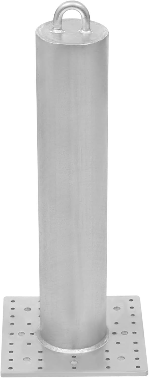 5000lbs Breaking Strength Commercial Roof Anchor - Hot-Dip Galvanized Iron Wall Anchor Fall Arrest, Roof Safety Anchor for Indoor/Outdoor Fall Protection (Silver)