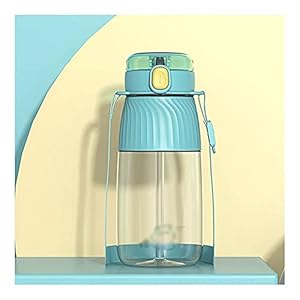 Waterfles Sportfles Waterflessen met Stro Flip Topdeksel en Veiligheidsslot voor Running Atletische Excerise Wandelen Outdoor Fles (Capaciteit: 1200ml, Kleur: Paars)