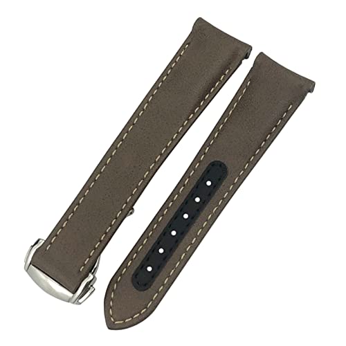 オメガシーマスター 300 スピードマスター AT150 プラネットオーシャン滑らかな牛革時計ストラップ 19 ミリメートル 20 ミリメートル 21 ミリメートル本革時計バンド