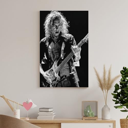 Impression sur toile Kirk Hammett de qualité supérieure style cadre