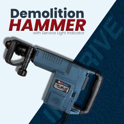Image of EASTMAN Demolition Hammer 11kg - 1500W Heavy Duty Concrete Breaker 21J Impact Energy, 900-1890 BPM with BMC Box & Free Pointed Bit (ERB-011)