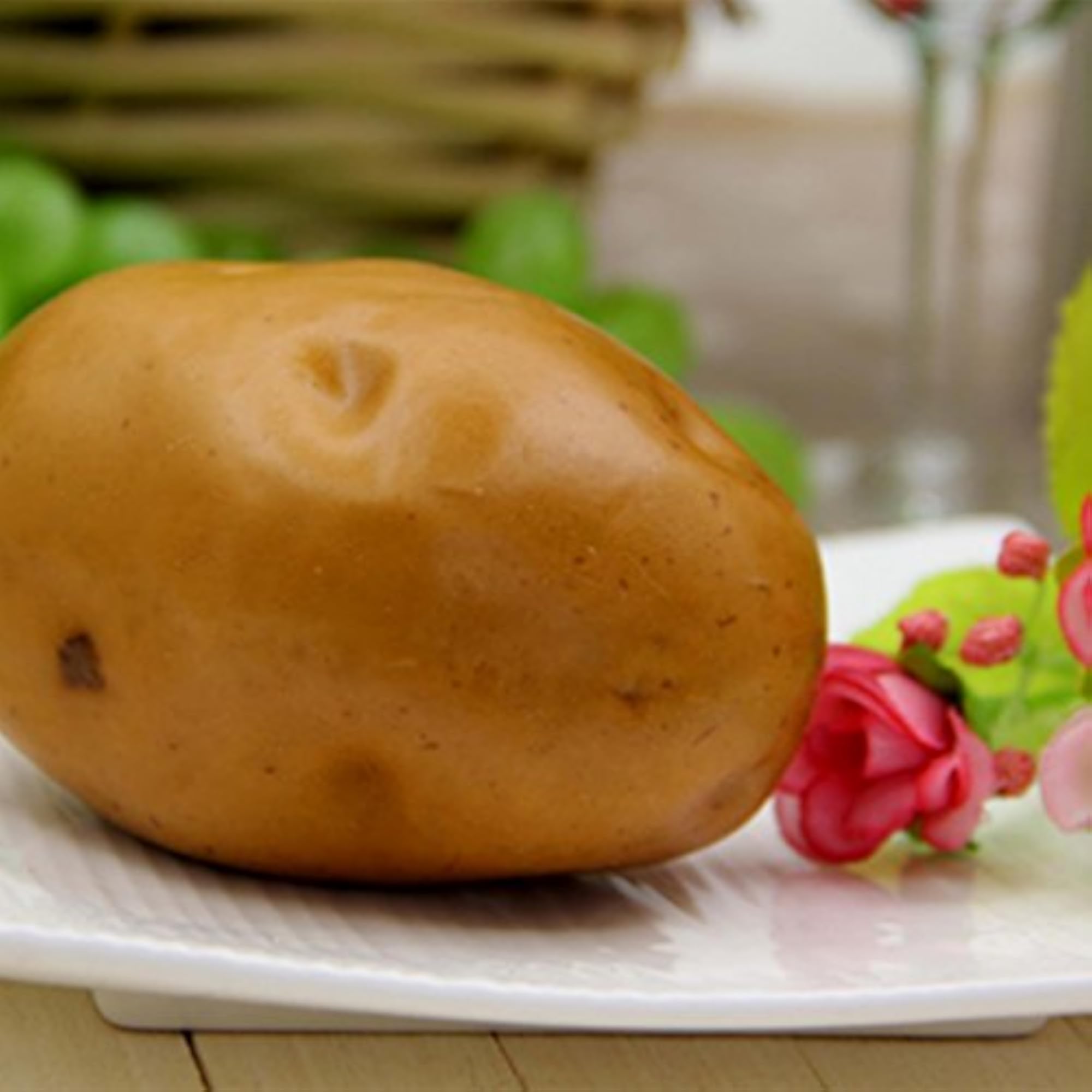 Realistic Artificial PVC Vegetable Food, Decorative Potato