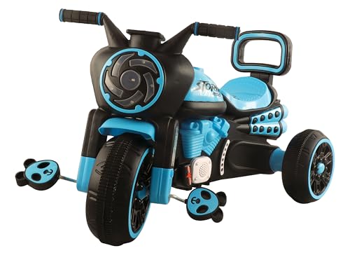 Image of Joyride Storm 250 Bike Pedal Tricycles for Kids 1 to 4 Years| Kids Cycle with Musical Horn, LED Lights,Durbale EVA Wheels | Fun Outdoor Cycle for Kids for 2 Years | 4 Colors (Blue)