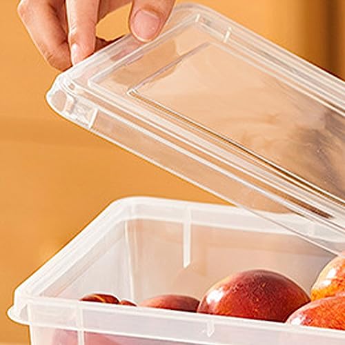 Leak Proof Clear Food Storage Containers with Lid and Handle for Kitchen (Clear) - image 5