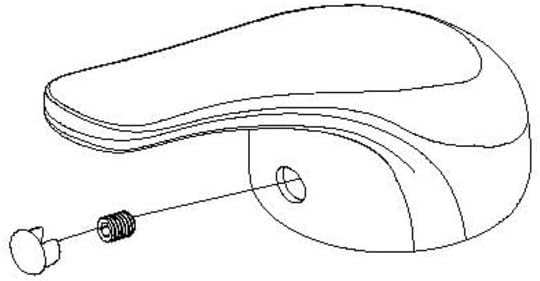 ProFlo OBPF74020320126 Lever Handle Kit for PFX314L - Chrome