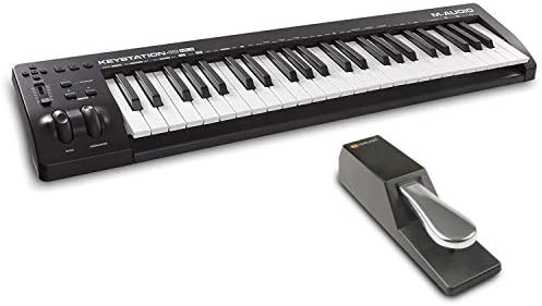 Amazon | M-Audio USB MIDIキーボード 49鍵 ピアノ音源ソフト付属 