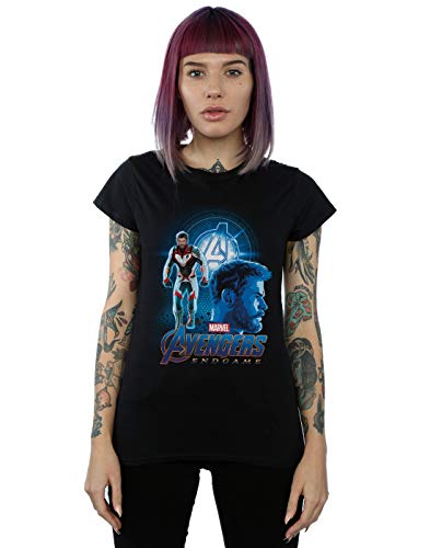 Marvel Women's Avengers Endgame Thor Team Suit T-Shirt Black Small
