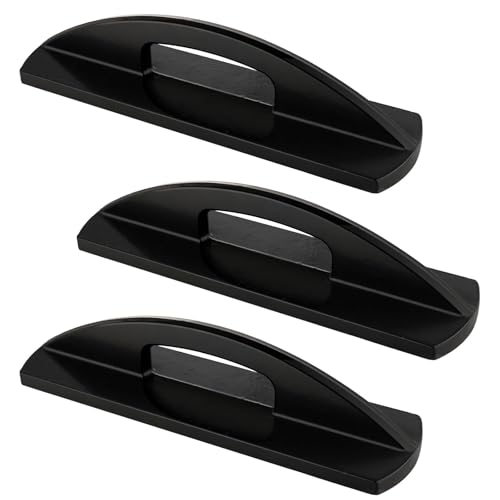 Alffun 3 Pack Pattern Weights for Sewing Heavy Duty Fabric Weights for Pattern Cutting Cast Iron Pattern & Cloth Weight 9.8 x 2.8 Black