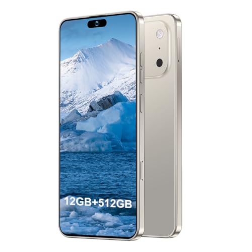 UIOUOR 17PM Smartphone: Snapdragon 8 Gen 3, 12GB RAM + 512GB Storage, 7000mAh Battery, 6.99-inch Display, 68MP+108MP Camera, Android 15, 5G, Dual SIM - Superior OS Outperforms Competitors (Gray)