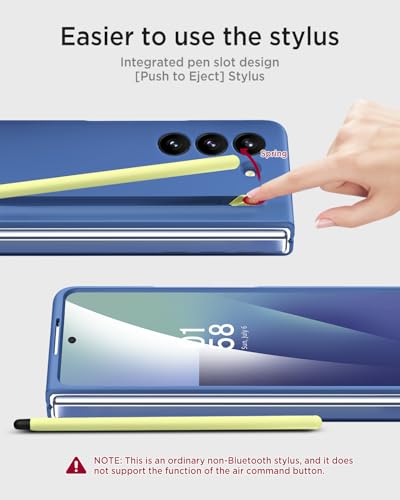 Funda para Samsung Galaxy Z Fold 7 con lápiz y protector de pantalla táctil compatible carga 5