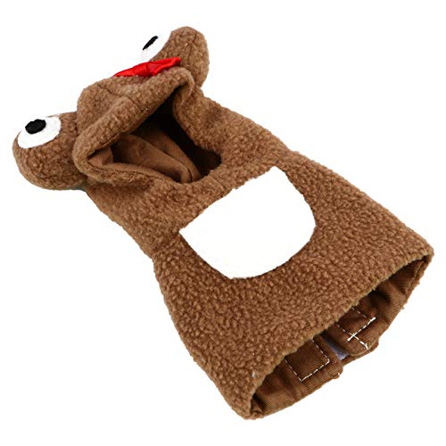 UKCOCO Pássaro Vôo Terno Papagaio Roupas de Inverno Lã Quente Fraldas Pássaro Fraldas Papagaio Capuz