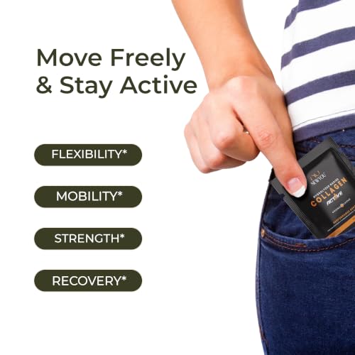 Image of NEWYOU Active Marine Collagen Powder | Joint Support, Muscle Recovery & Bone Health | With Glucosamine, Chondroitin, Hyaluronic Acid & Vitamin C | Orange Flavour | 70g