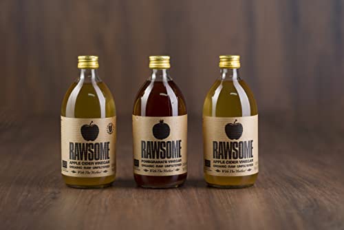 Rawsome - Appelazijn (gember & curcuma) with the mother bio - 500ml - Afbeelding 8