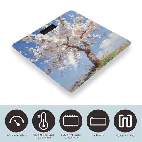 Báscula Digital de Baño Precisa con Pantalla LCD Grande miniatura 3