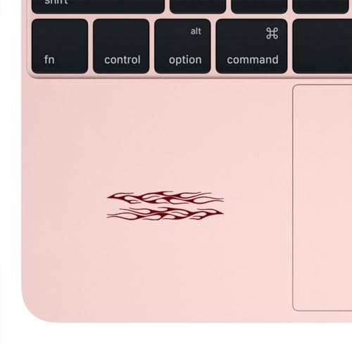 Image of Flame Stripe Racing 4 (Burgundy) (Set of 2) Premium Waterproof Vinyl Decal Stickers for Laptop Phone Accessory Helmet Car Window Bumper Mug Tuber Cup Door Wall Decoration