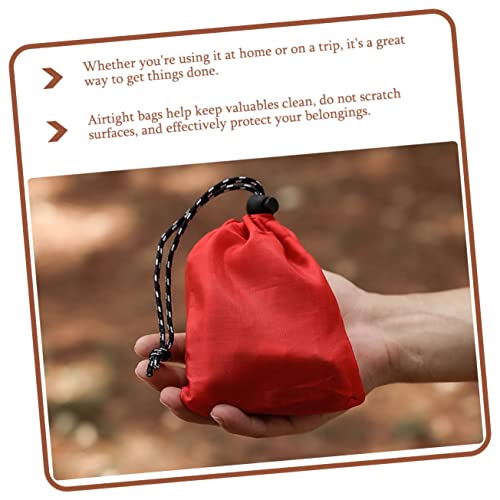 De rangement extérieur en toile polyester lavable et robuste à cordon pour le bivouac
