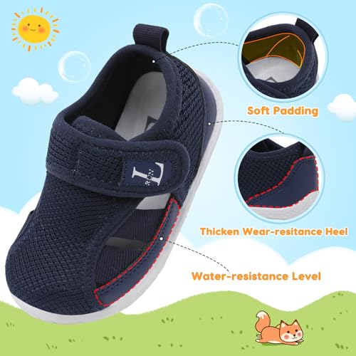 L-RUN Toddler Shoes Barefoot Kids Sneakers Wide Minimalist Boys Girls Summer Footwear for Indoor Outdoor Walking Running3