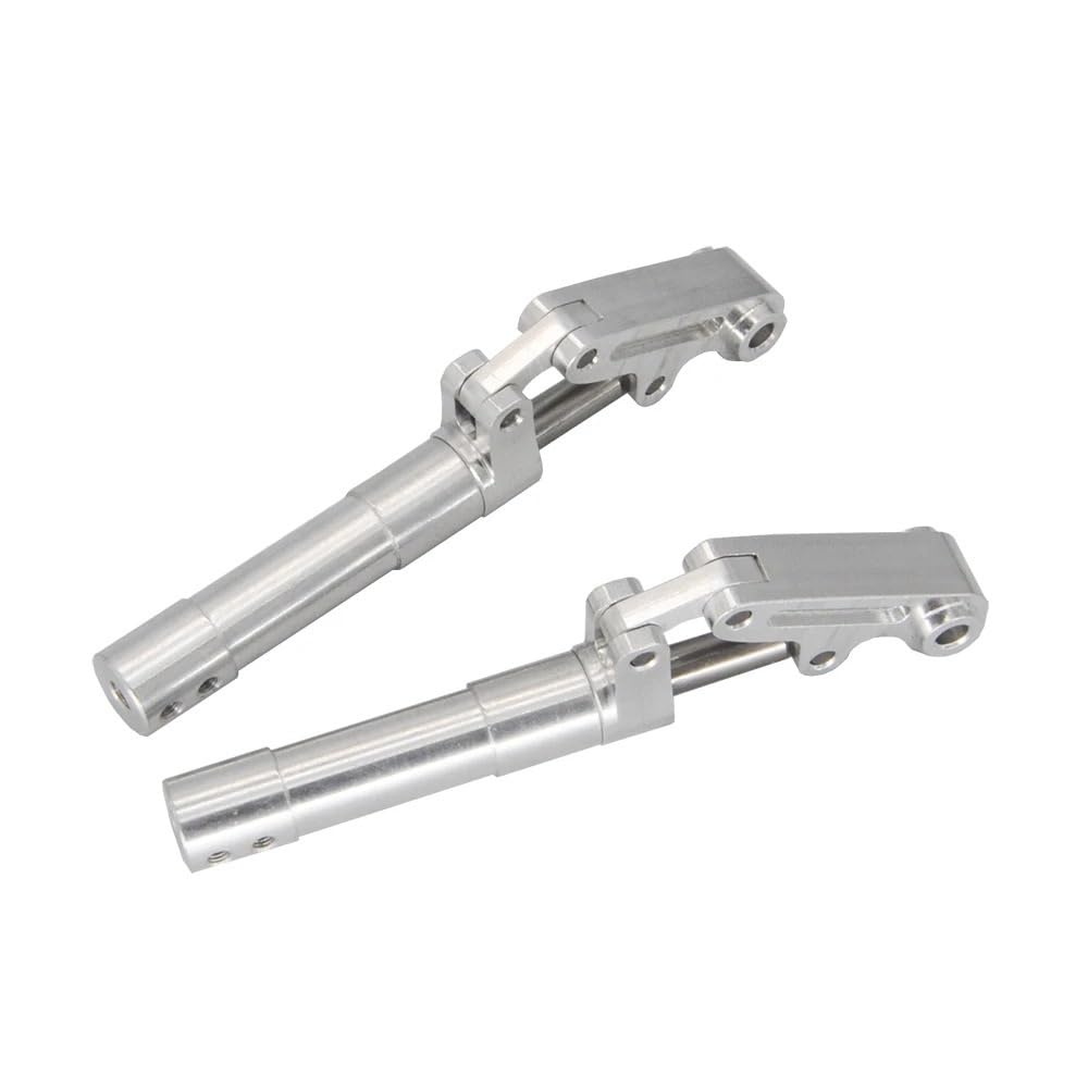 Tren de Aterrizaje con amortiguación for avión RC, trípode aleación Aluminio 85-185 mm absorción Impactos, Orificio 4/5 for Modelo EDF 3-6 kg(D4.0- H165mm)