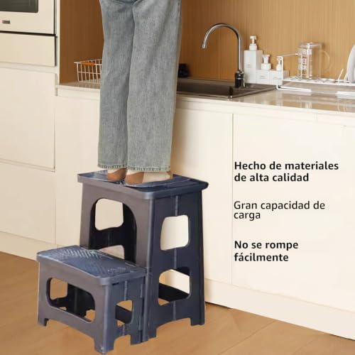 Escalera de plástico 2 pasos 5 Imagen adicional