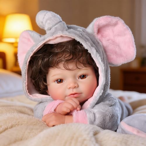 Muñeco Reborn BABESIDE Niño Realista 17 Pulgadas miniatura 4