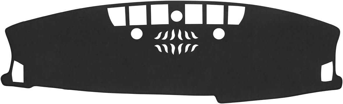 BlBLOZ Dash Cover Mat Compatible with Kia Seltos 2024 2025 2026 Accessories Dashboard Cover Flannel Dash Mat Glare UV Rays Protector