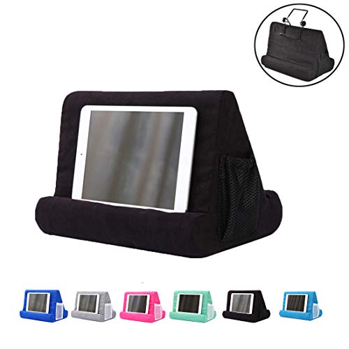 2nd Generation Multi-Angle Soft Tablet Stand Pillow holder With Metal Brackets,Soporte Almohada Para Sofá Libro, Soporte Para Cuña Tableta Para Tabletas EReaders Smartphones Libros Revistas