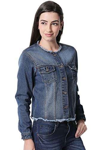 Image of HIGH STAR Women's Standard Length Solid Denim Jacket