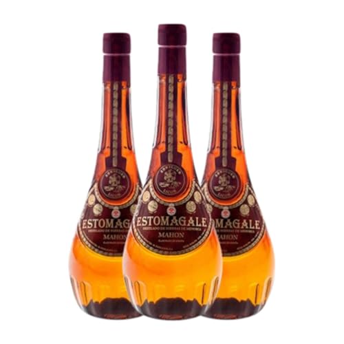 Licores Xoriguer Gin Estomagale 70 cl (Caja de 3 Botellas de 70 cl)