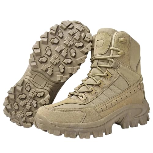 Men's Hiking Boots High Top Combat Training Anti...