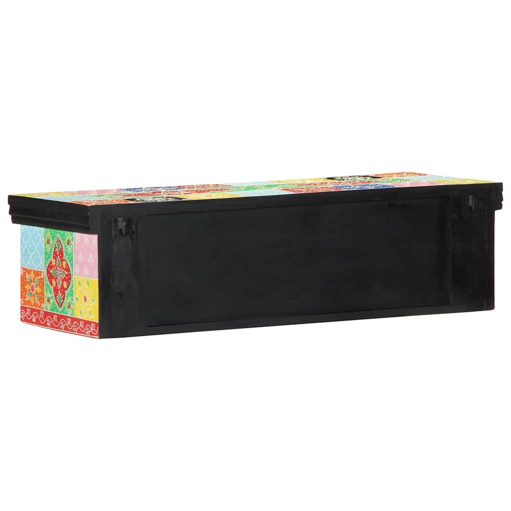 Fengshui Szafka pod telewizor wielokolorowa 80 x 30 x 22 cm materiał drewnopochodny | Duże kieszenie, przechowywanie konsoli do gier, łatwy montaż, nowoczesne wzornictwo do salonu