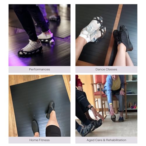 TAPfit Professional Portable Tap Dance Floor – Sustainable Bamboo, Rollable & Foldable Design with Non-Slip Fabric Backing – Perfect for Tap Dancing, Home Practice, Outdoor Events, & Parties 90x120cm by TAPfit - Image 3