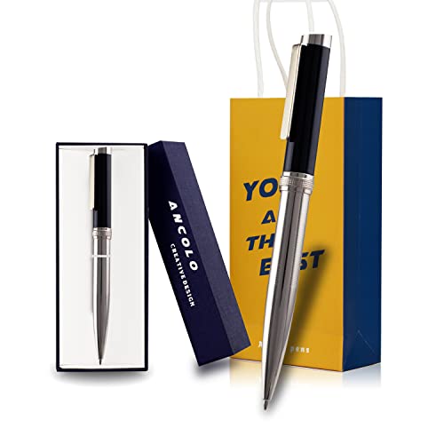 Bolígrafo grabado - Bolígrafo con caja de regalo - Personalizado con mensaje de nombre en el bolígrafo - Idea de regalo para familiares, colegas, amigos, hombres y mujeres Cover