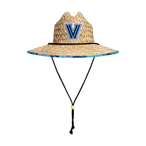 Image of FOCO Men's NCAA College Team Logo Floral Straw Sun Hat