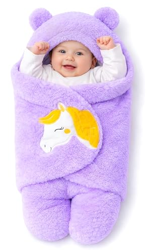 Image of BRANDONN Baby Blanket Newborn Gift Pack of Swaddle Wrapper, 0-9 Months, Length 68 cm x Width 68 cm