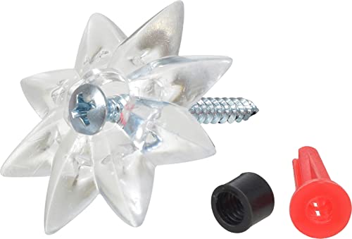Rosetas de espejo Hillman transparentes para evitar roturas en pared 3