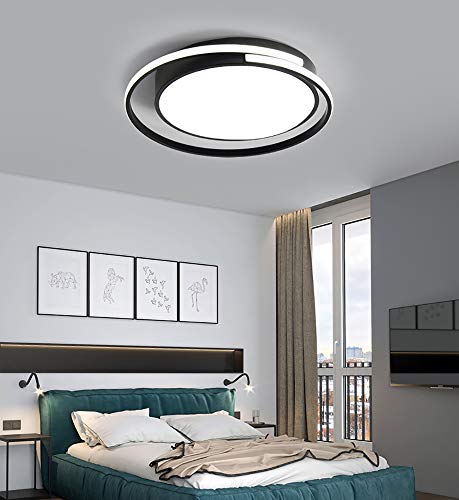Chambre à coucher sans moustiques grâce au plafond LED rond nomade