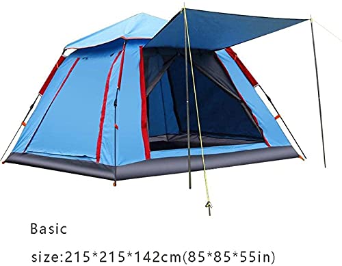Tente de camping automatique type navire structure pliante monocouche pour 3 à 4 personnes
