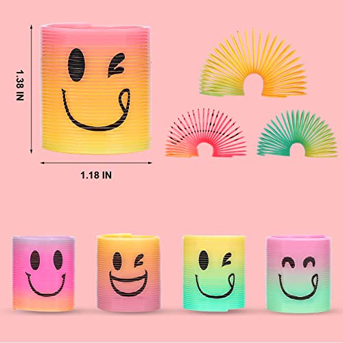 Image of AZEN 24 Pcs Mini Spring Party Favors for Kids 3-5 4-8, Goodie Bags Stuffers for Birthday Party, Classroom Prizes Kids Prizes, Small Bulk Toys Gifts (4 Smile)