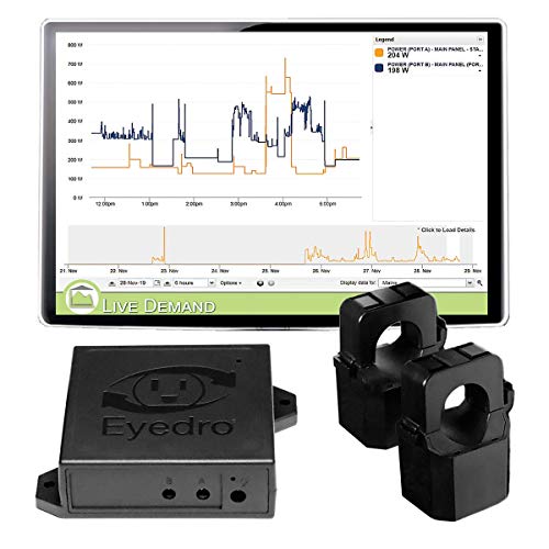 Eyedro Business Wireless Expansion System - EBWXS2-LV - Designed to Track Real-Time Energy Usage, Provides Daily/Weekly/Monthly Power Consumption Reports/Estimates (2-Sensor Expansion w 2 200A Sensor) Eyedro Business Wireless Expansion System - EBWXS2-LV - Designed to Track Real-Time Energy Usage, Provides Daily/Weekly/Monthly Power Consumption Reports/Estimates (2-Sensor Expansion w 2 200A Sensor)